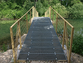 Fussgängerbrücke Mitterwasser